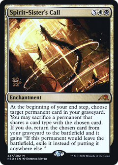 Spirit-Sister's Call (237) (Prerelease) - Foil