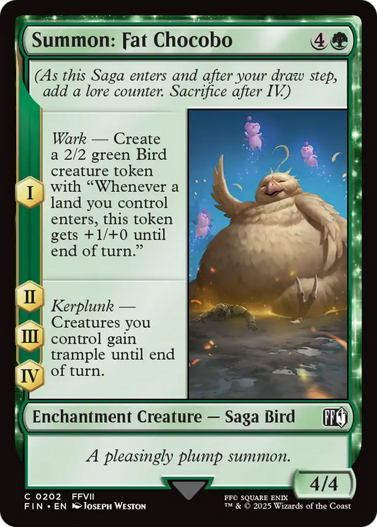Summon: Fat Chocobo - Foil