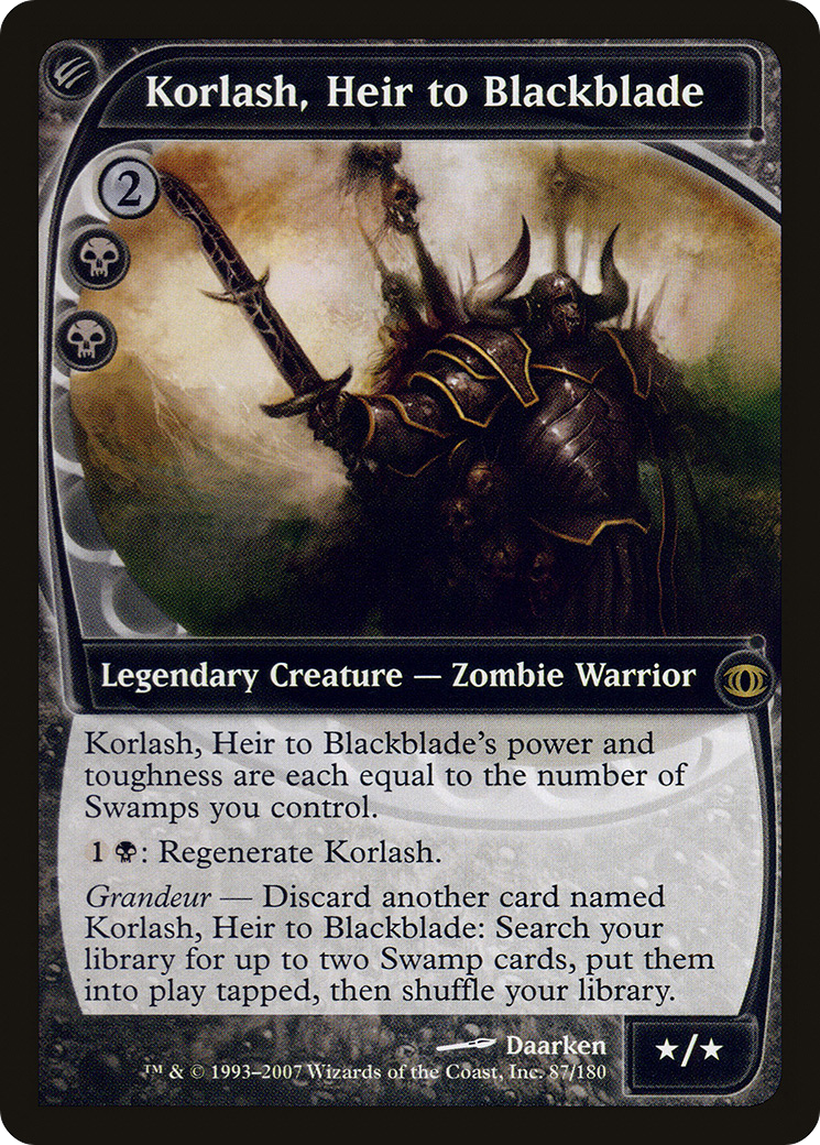 Korlash, Heir to Blackblade - Foil