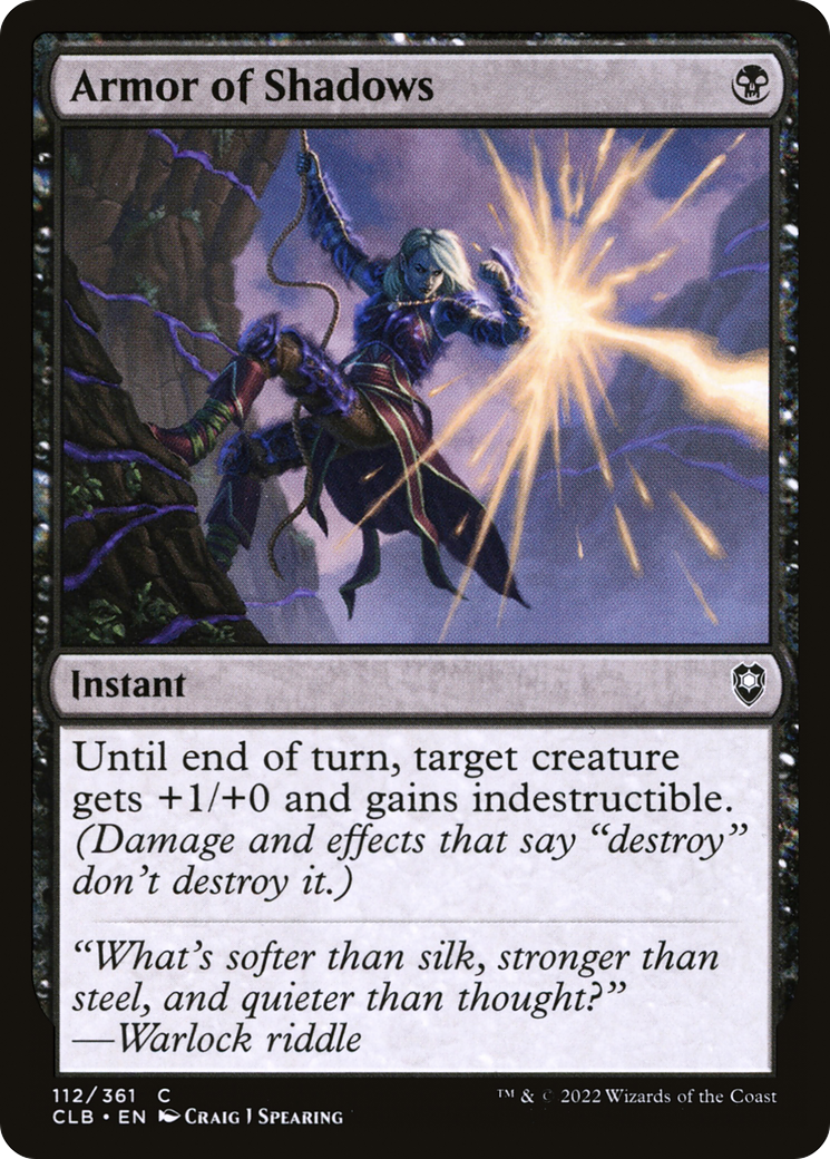 Armor of Shadows - Foil