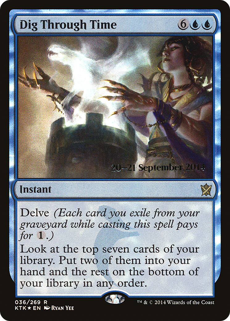 Dig Through Time (036) (Prerelease) - Foil
