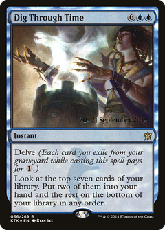 Dig Through Time (036) (Prerelease) - Foil