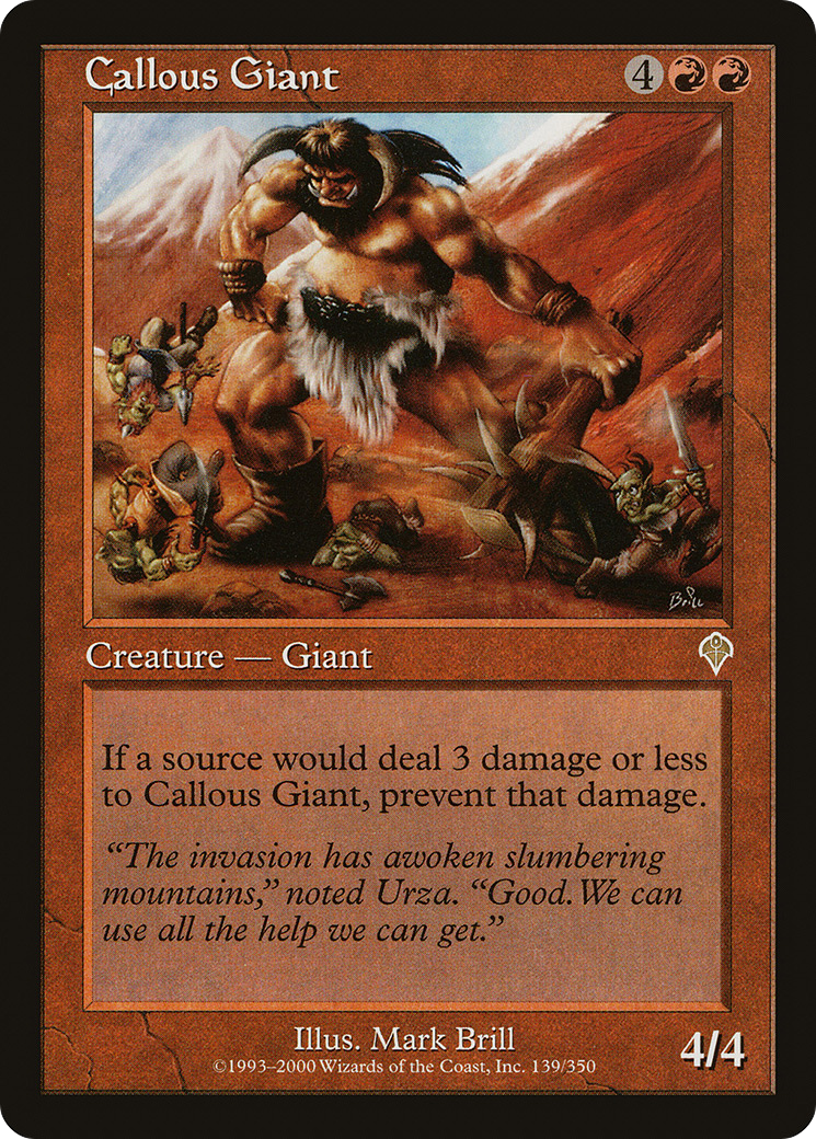 Callous Giant - Foil
