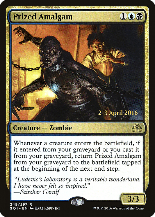 Prized Amalgam (249) (Prerelease) - Foil