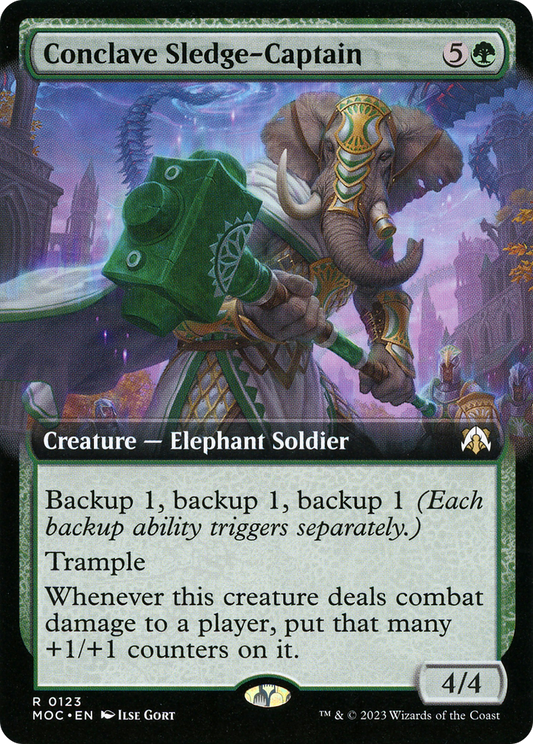 Conclave Sledge-Captain (0123) (Extended Art)