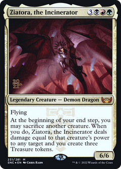 Ziatora, the Incinerator (231) (Prerelease) (PSNC) - Foil