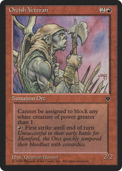 Orcish Veteran (Illus. Quinton Hoover)