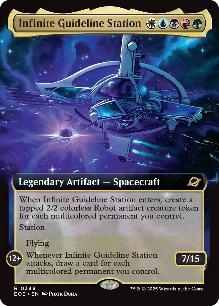 Infinite Guideline Station (0348) (Extended Art) - Foil