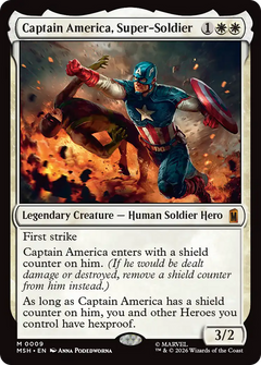 Captain America, Super-Soldier (0009) (MSH) - Foil