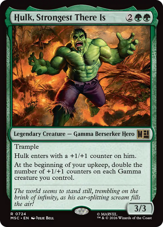 Hulk, Strongest There Is (MSC) - Foil