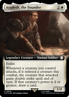 Aradesh, the Founder (0890) (Extended Art) - Surge Foil