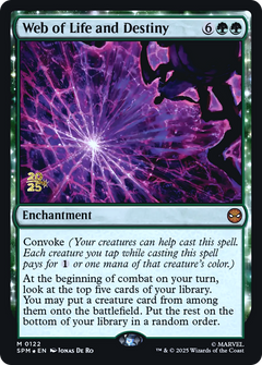 Web of Life and Destiny (0122) (Prerelease) - Foil pspm