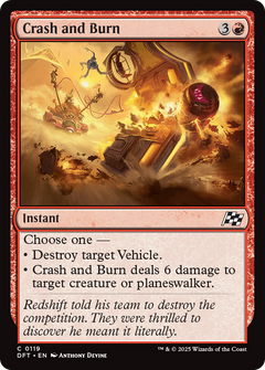 Crash and Burn - Foil