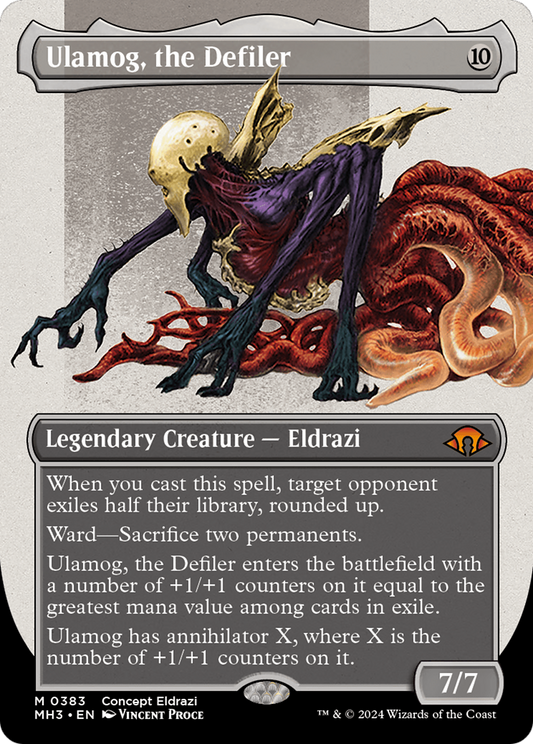 Ulamog, the Defiler (0383) (Borderless) - Foil