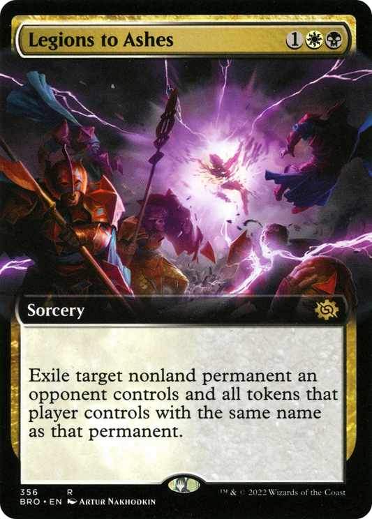 Legions to Ashes (356) (Extended Art) - Foil