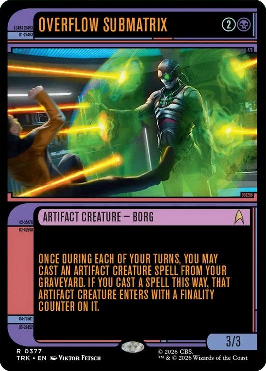 Overflow Submatrix (0377) (Showcase) (TRK) - Foil