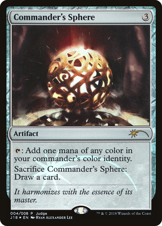 Commander's Sphere (004) (Judge) - Foil