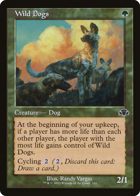 Wild Dogs (351) (Retro Frame) - Foil