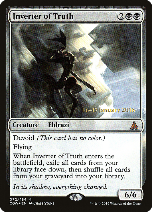 Inverter of Truth (072) (Prerelease) - Foil