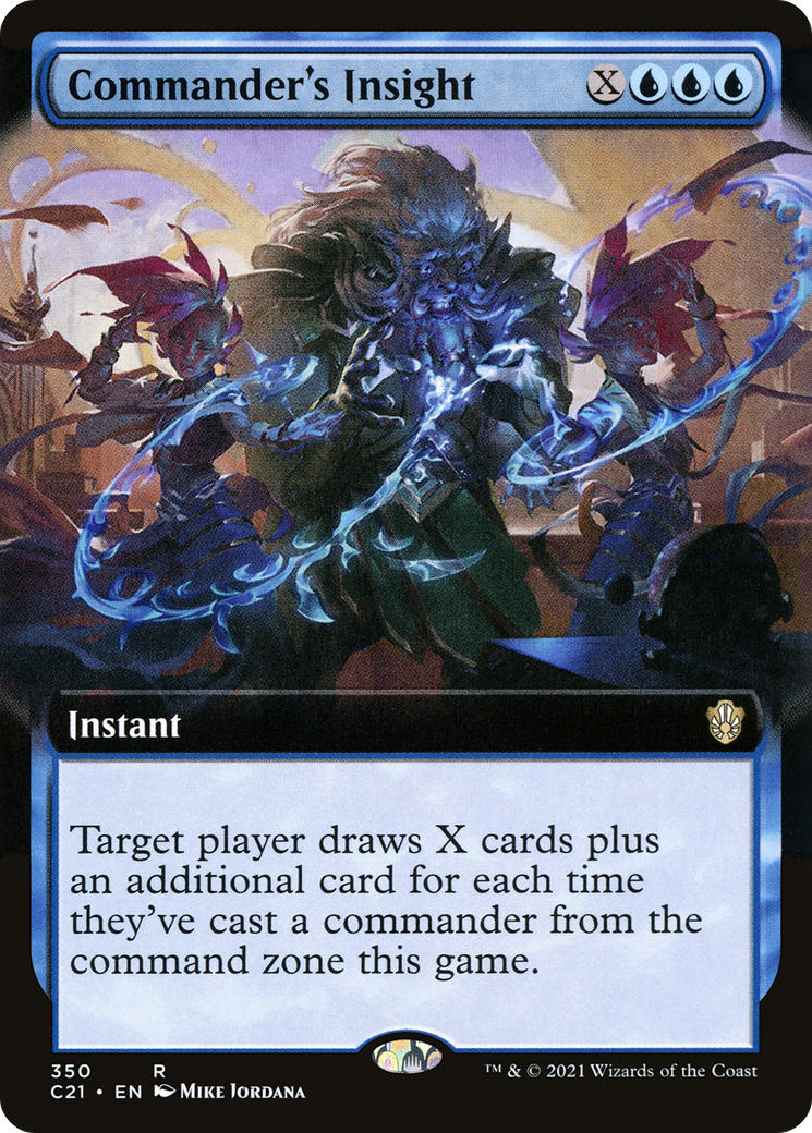 Commander's Insight (350) (Extended Art)