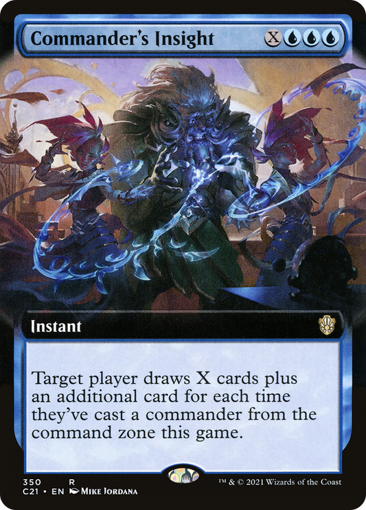 Commander's Insight (350) (Extended Art)