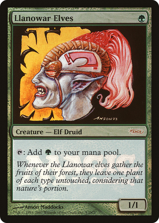 Llanowar Elves - Gateway Foil