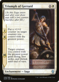 Triumph of Gerrard - Foil