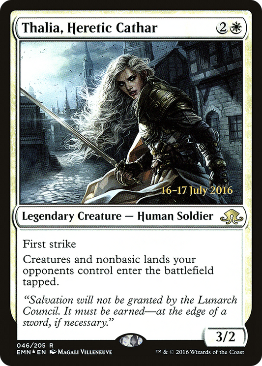 Thalia, Heretic Cathar (046) (Prerelease) - Foil