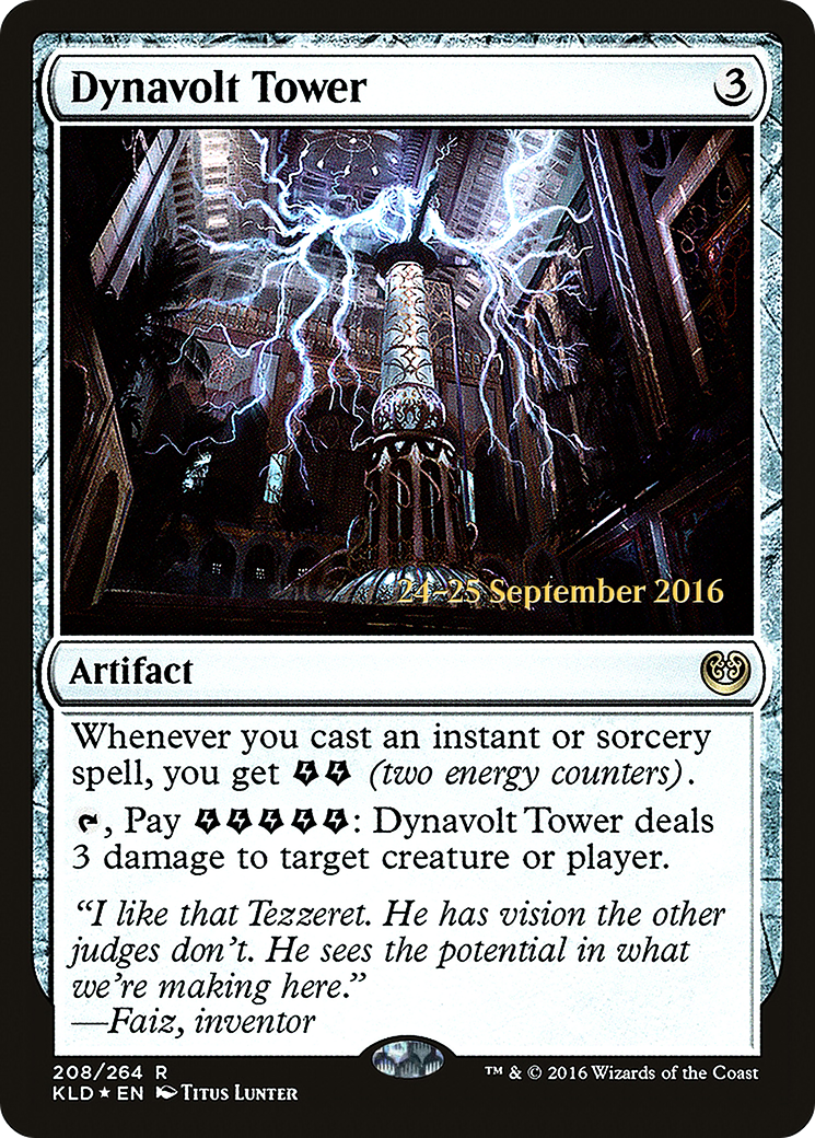 Dynavolt Tower (208) (Prerelease) - Foil