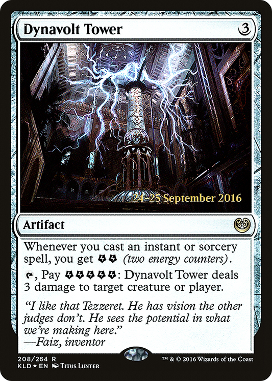 Dynavolt Tower (208) (Prerelease) - Foil