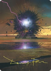 Return to Dust (34/81) Art Card (ACMM) - Gold-Stamped Signature