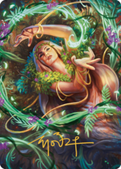 Insidious Roots (34/49) Art Card (AMKM) - Gold-Stamped Signature