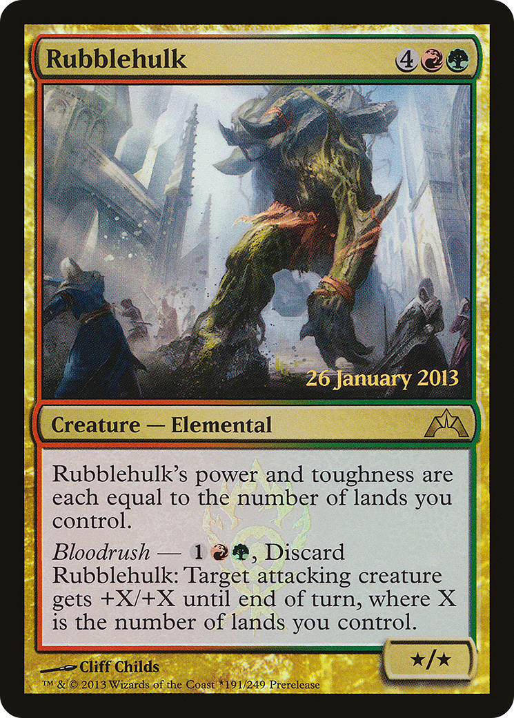 Rubblehulk (191) (Prerelease) - Foil