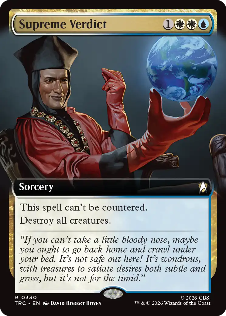 Supreme Verdict (0330) (Extended Art) (TRC)
