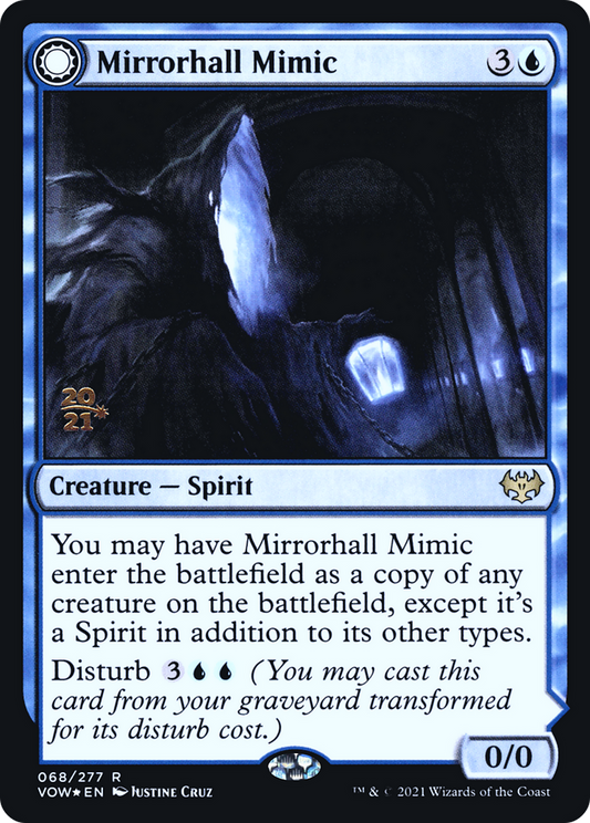 Mirrorhall Mimic // Ghastly Mimicry (068) (Prerelease) (PVOW) - Foil