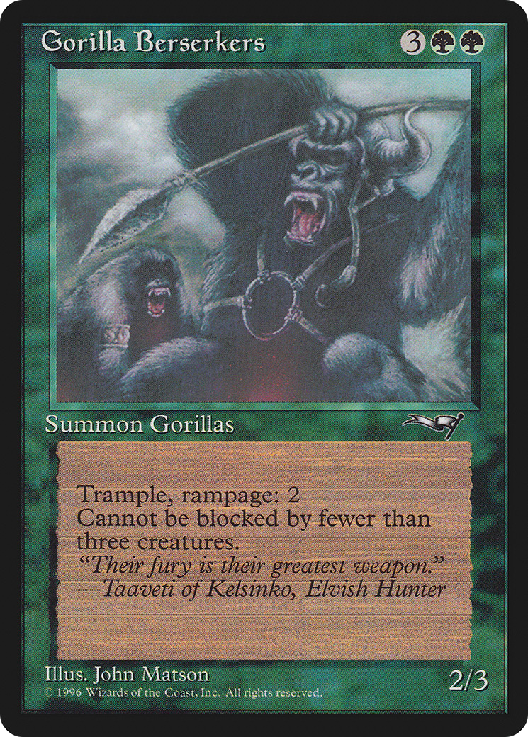 Gorilla Berserkers (Open Mouth)