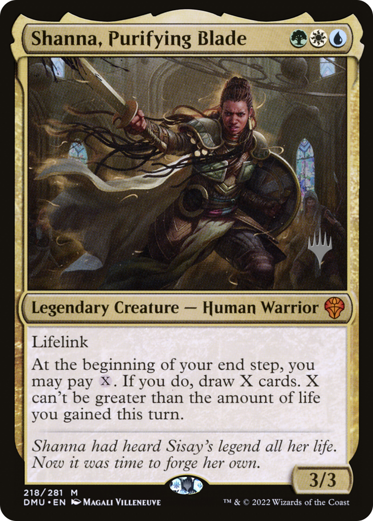 Shanna, Purifying Blade (218) (Promo Pack)