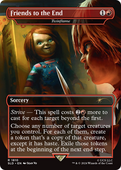 Friends to the End [Twinflame] (1810) (Borderless) - Foil