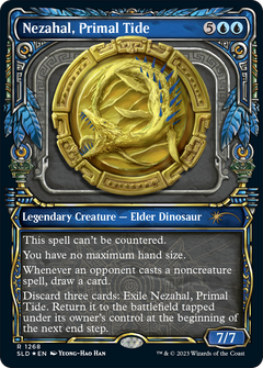 Nezahal, Primal Tide (1268) (Showcase) - Halo Foil
