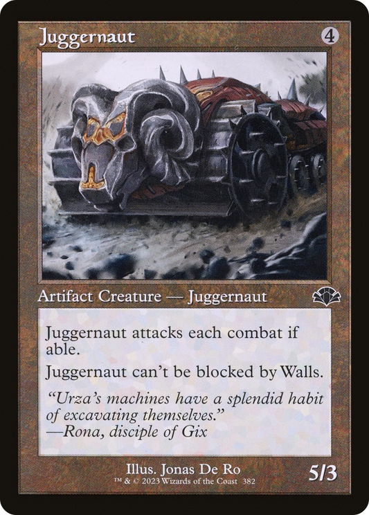 Juggernaut (382) (Retro Frame) - Foil