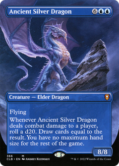 Ancient Silver Dragon (366) (Borderless)