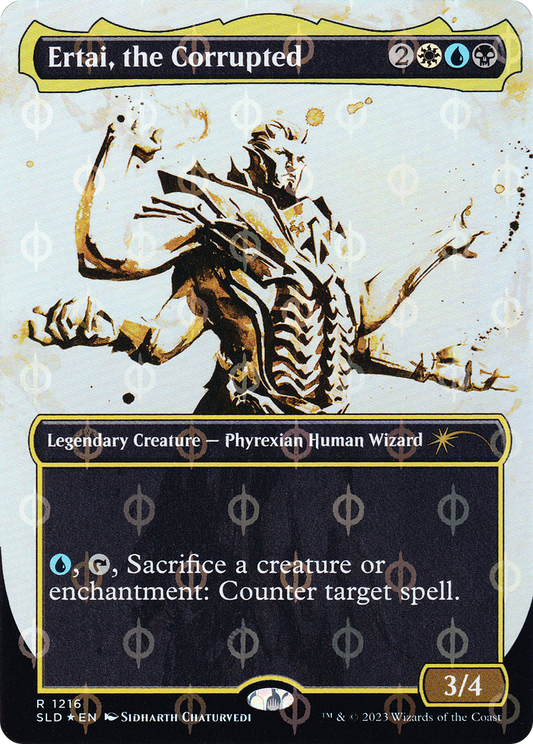 Ertai, the Corrupted (1216) (Borderless) - Compleat Foil