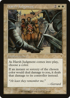 Harsh Judgment - Foil
