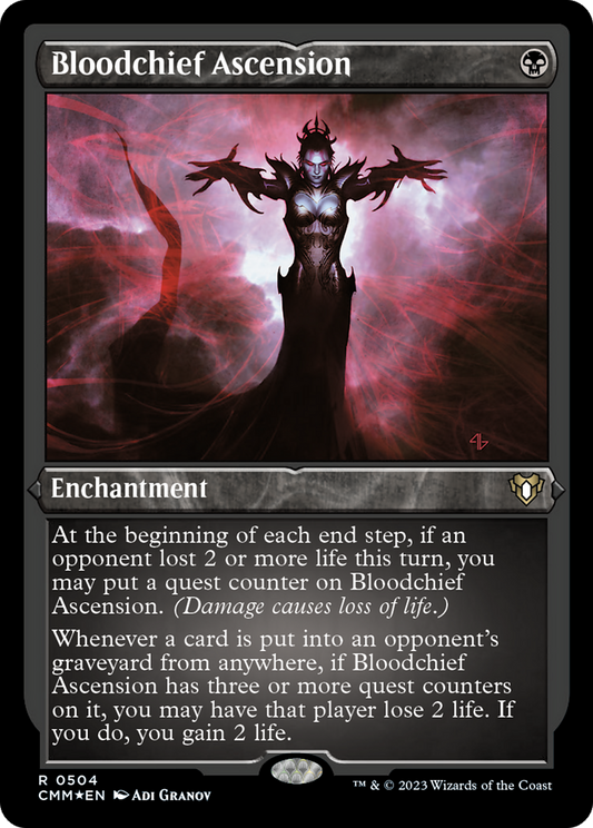 Bloodchief Ascension (0504) - Foil Etched