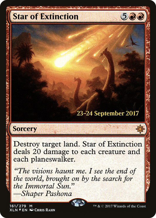 Star of Extinction (161) (Prerelease) - Foil