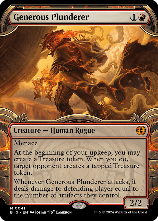 Generous Plunderer (0041) (Showcase) - Foil