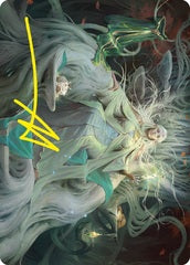 Galadriel, Gift-Giver (35/81) Art Card (ALTR) - Gold-Stamped Signature