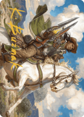 Wylie Duke, Atiin Hero (35/54) Art Card (AOTJ) - Gold-Stamped Signature