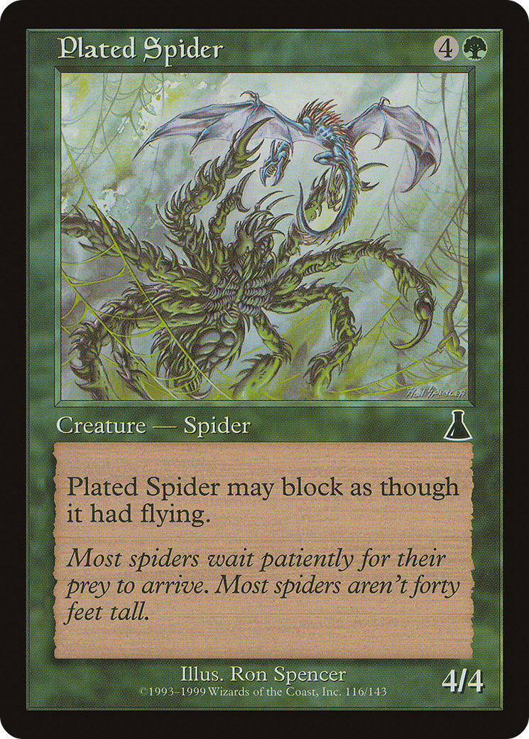 Plated Spider - Foil