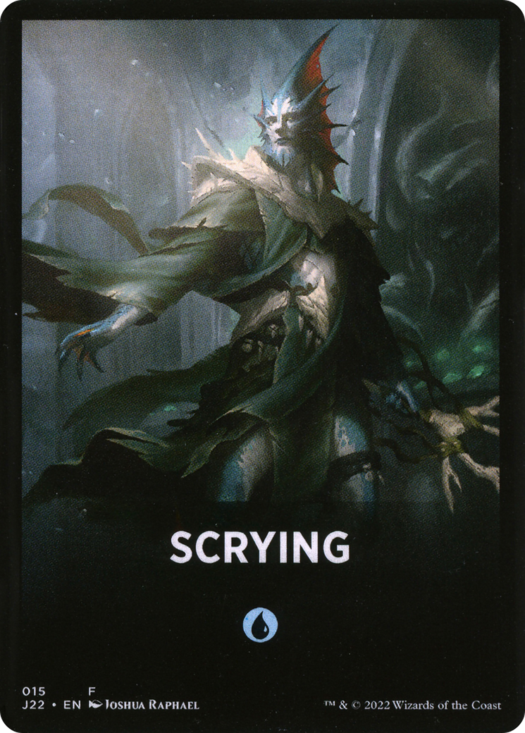 Scrying Theme Card